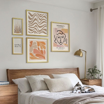 Wanddecoratie compositie Moderne abstracte stijl