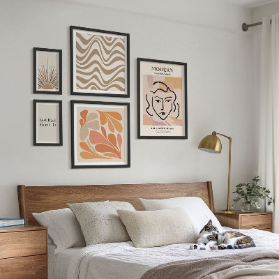 Wanddecoratie compositie Moderne abstracte stijl
