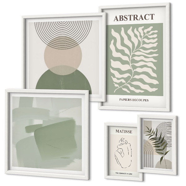 Gallery wall Stijlvolle plantencomposities