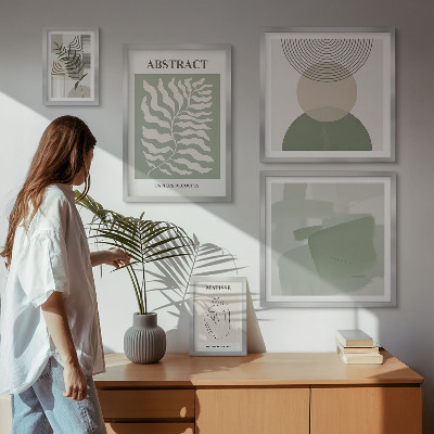 Gallery wall Stijlvolle plantencomposities