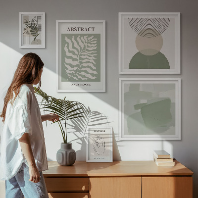 Gallery wall Stijlvolle plantencomposities