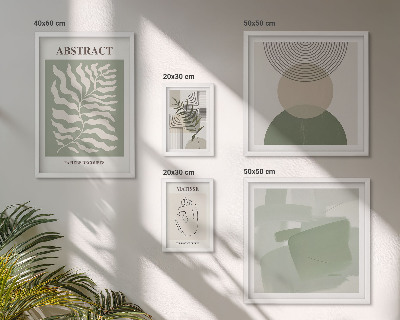 Gallery wall Stijlvolle plantencomposities