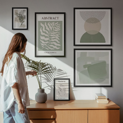 Gallery wall Stijlvolle plantencomposities
