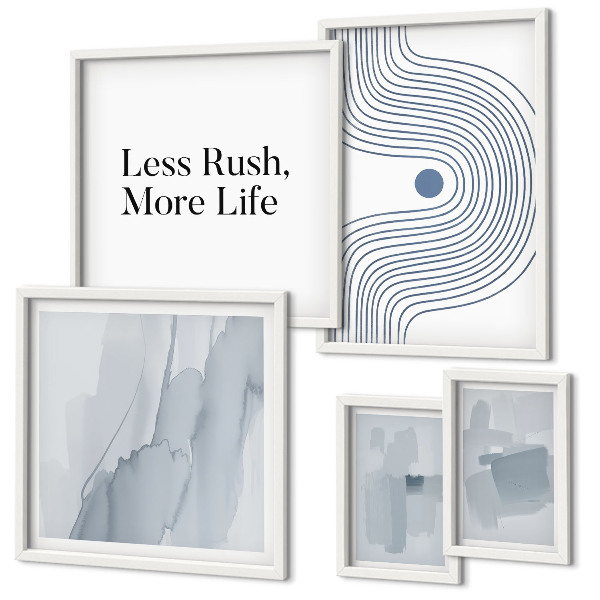 Gallery wall Moderne minimalistische grafische vormgeving