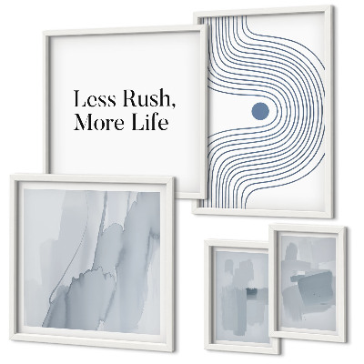 Gallery wall Moderne minimalistische grafische vormgeving