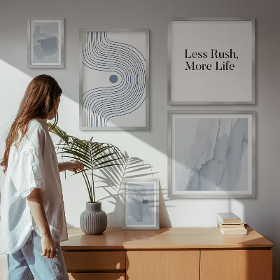 Gallery wall Moderne minimalistische grafische vormgeving