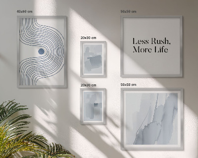Gallery wall Moderne minimalistische grafische vormgeving