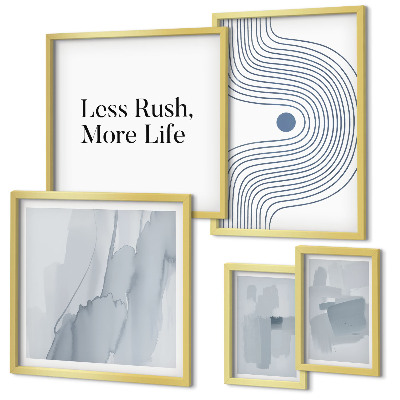 Gallery wall Moderne minimalistische grafische vormgeving