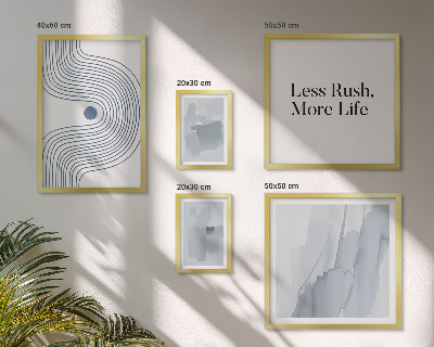 Gallery wall Moderne minimalistische grafische vormgeving