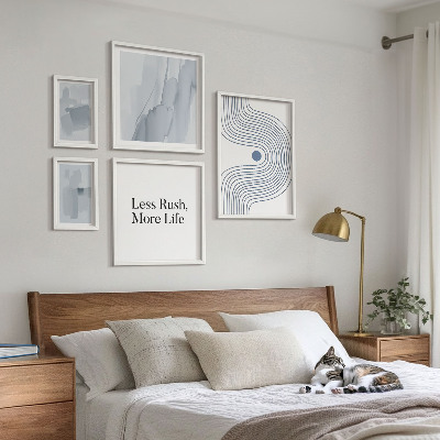 Gallery wall Moderne minimalistische grafische vormgeving