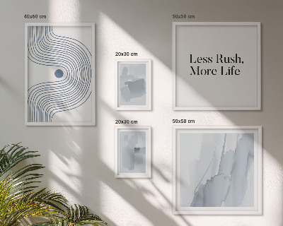Gallery wall Moderne minimalistische grafische vormgeving
