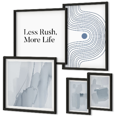 Gallery wall Moderne minimalistische grafische vormgeving
