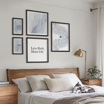 Gallery wall Moderne minimalistische grafische vormgeving