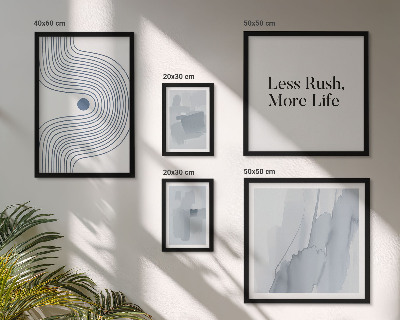 Gallery wall Moderne minimalistische grafische vormgeving