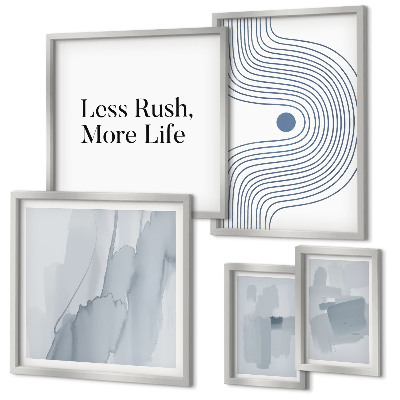 Gallery wall Moderne minimalistische grafische vormgeving