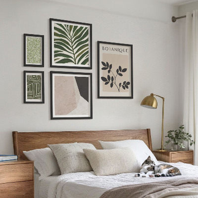 Moderne schilderijen set Moderne plantinspiraties
