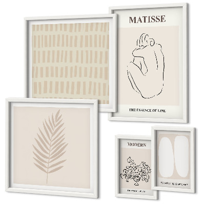 Gallery wall Minimalistische vormen