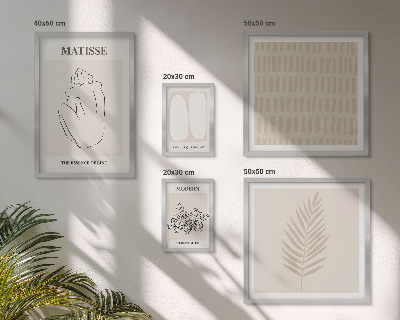 Gallery wall Minimalistische vormen
