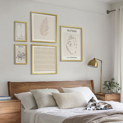 Gallery wall Minimalistische vormen