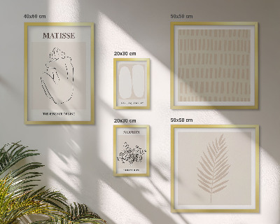 Gallery wall Minimalistische vormen