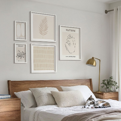 Gallery wall Minimalistische vormen