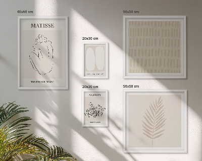 Gallery wall Minimalistische vormen