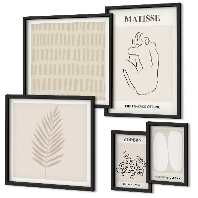 Gallery wall Minimalistische vormen