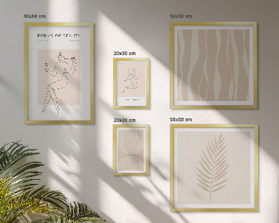 Moderne schilderijen set Prachtige minimalistische motieven