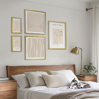 Gallery wall Minimalistische vormen van schoonheid