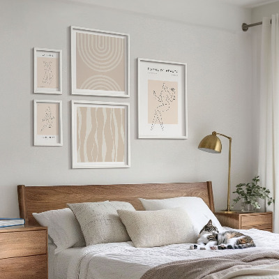 Gallery wall Minimalistische vormen van schoonheid