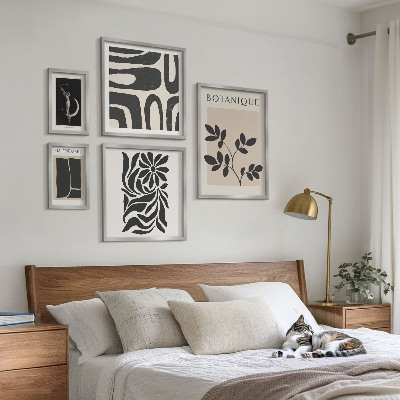 Gallery wall Moderne plantmotieven