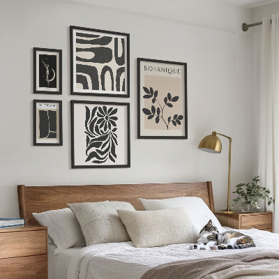 Gallery wall Moderne plantmotieven