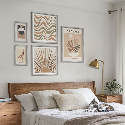 Gallery wall Stijlvolle plantabstracties