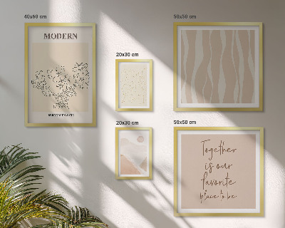 Moderne schilderijen set Moderne minimalistische stijl set