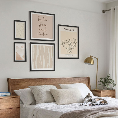 Moderne schilderijen set Moderne minimalistische stijl set