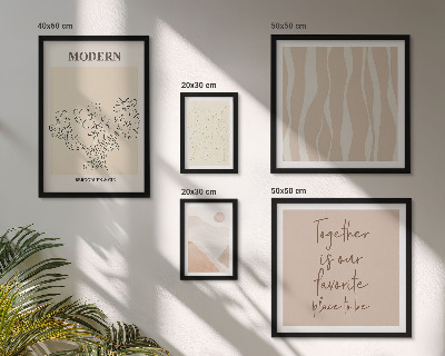 Moderne schilderijen set Moderne minimalistische stijl set