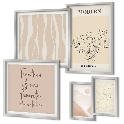 Moderne schilderijen set Moderne minimalistische stijl set