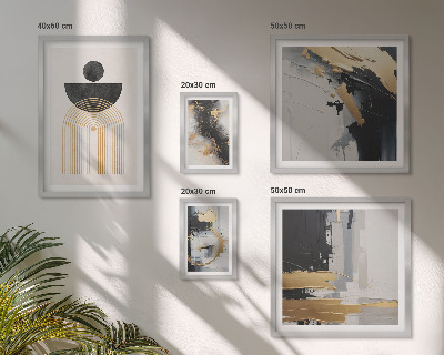 Wanddecoratie compositie Abstracte moderne composities