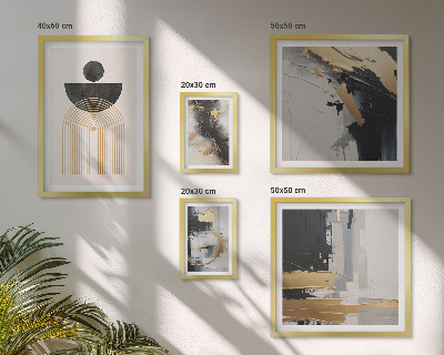 Wanddecoratie compositie Abstracte moderne composities