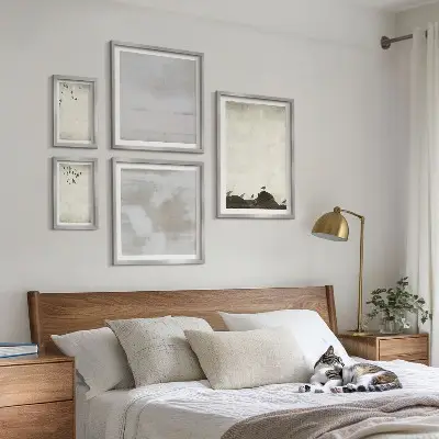 Industriële zwerm vogels decoratie voor aan de muur