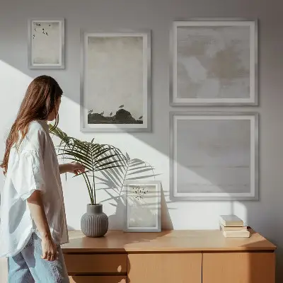 Industriële zwerm vogels decoratie voor aan de muur