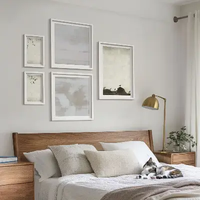 Industriële zwerm vogels decoratie voor aan de muur