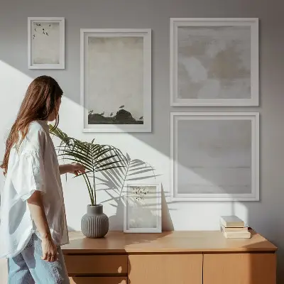 Industriële zwerm vogels decoratie voor aan de muur