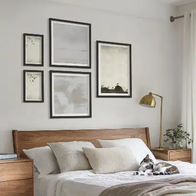 Industriële zwerm vogels decoratie voor aan de muur