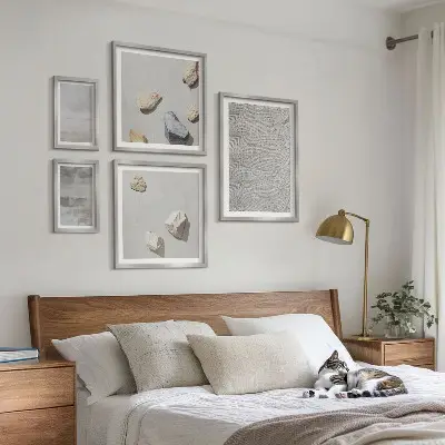 Gallery wall Moderne minimalistische texturen