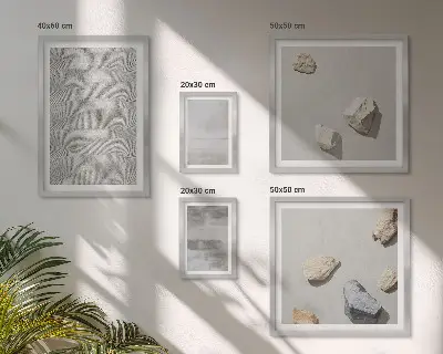 Gallery wall Moderne minimalistische texturen
