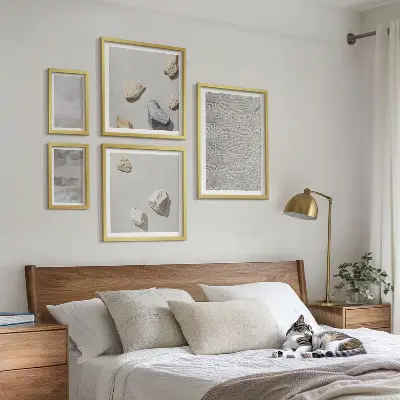 Gallery wall Moderne minimalistische texturen