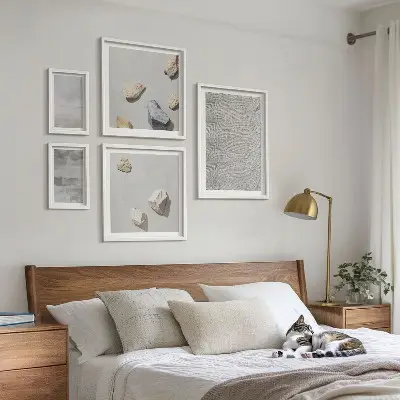 Gallery wall Moderne minimalistische texturen