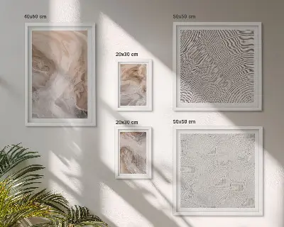 Set van moderne schilderijen met marmersteen textuurpatronen