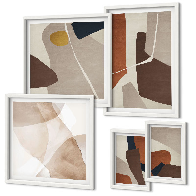 Gallery wall Abstracte moderne vormen